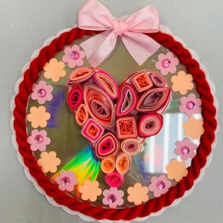 "Сделано с любовью", техника "Квиллинг"