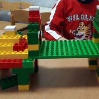 Крепость  из Lego-конструктора