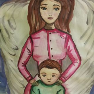 Моя мама-мой ангел