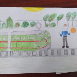 С электричкой  не шути!