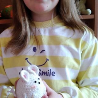 Пасхальное яйцо "Мышка"