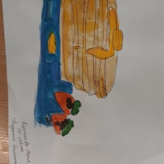 Рисунок "Ягодные блинчики"