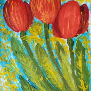 "Весенние цветы"