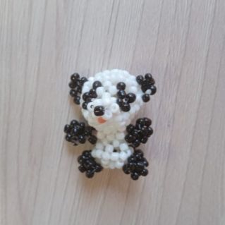 Панда из бисера