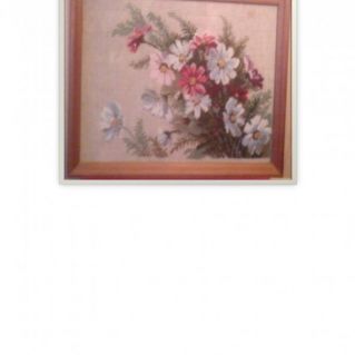 Вышитая картина "Ромашки"