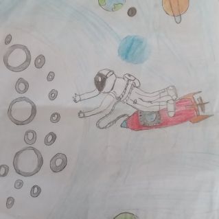 "В открытом космосе"