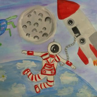 "В открытом космосе"