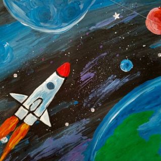 "Полёт в космос"