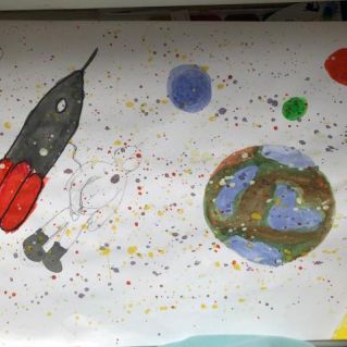 В открытом космосе