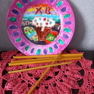 Пасхальная тарелка