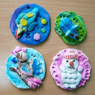 "Мои поделки из солёного теста"