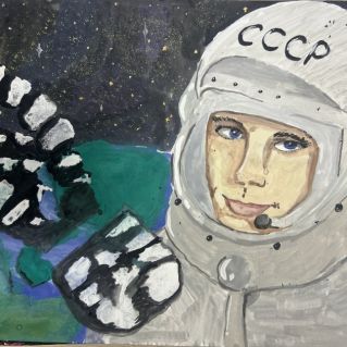 Первый в космосе - Гагарин!