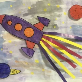 Полёт в космос.