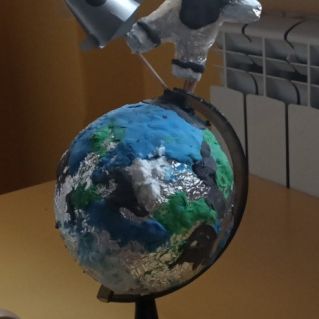 Декоративно прикладное творчество - поделка - "Космонавтом быть хочу!"