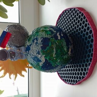 Декоративно прикладное творчество - поделка - "Мир космонавтики!"