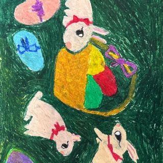 Пасхальная открытка