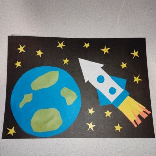 "Полет в космос"