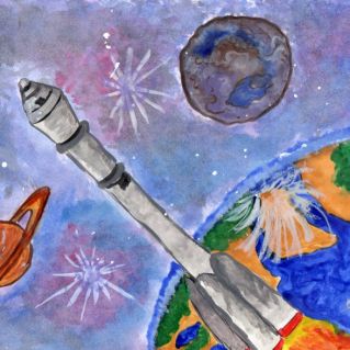 "К далеким звездам!"