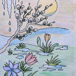 "Весенние первоцветы"