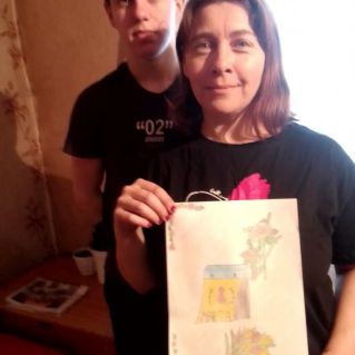 "Подарок мамочке моей"