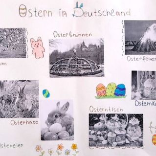 Коллаж "Пасха в Германии"