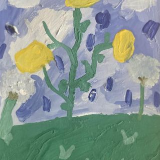 "Одуванчики на полянке"