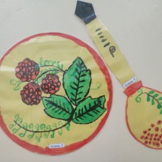 "Золотая хохлома. Чайная пара"