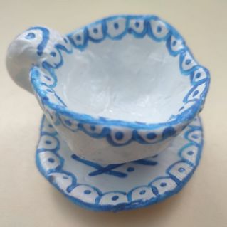 "Гжельская чайная пара"