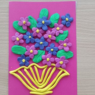 "Корзина с цветами"