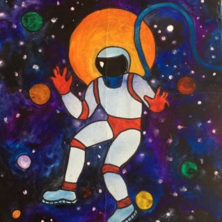 В невесомости