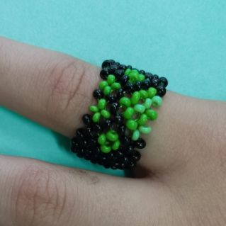 Кольцо "Кошачья лапка"