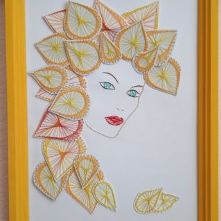 "Девушка - осень"