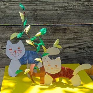 Под весенним солнышком