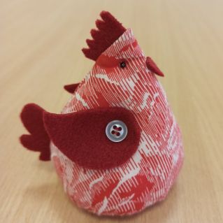Текстильная курочка