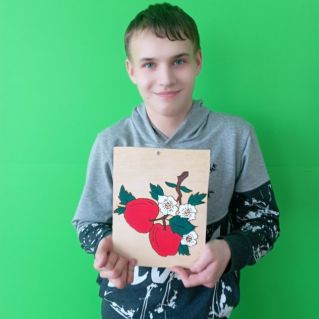 Яблони в цвету