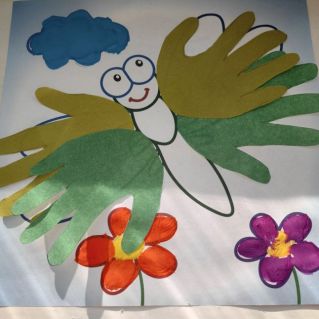 Аппликация "Красотка лета"