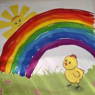 "Разноцветная радуга"