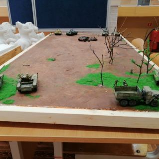 Диарама, посвященная подвигам участников СВО