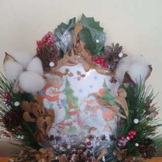 Новогоднее панно