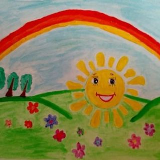 "Разноцветная полянка"