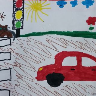 рисунок "ПДД"