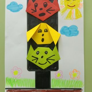 Яркий светофор