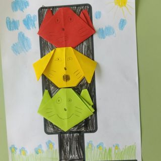 Яркий светофор