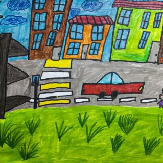 Рисунок "Соблюдайте ПДД!"