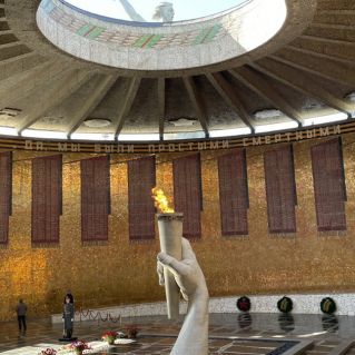 Зал Воинской Славы. Вечный огонь.