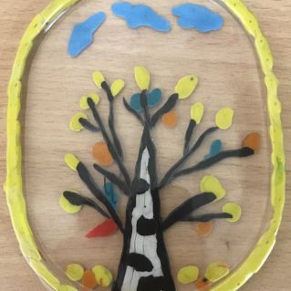 Осенняя березка