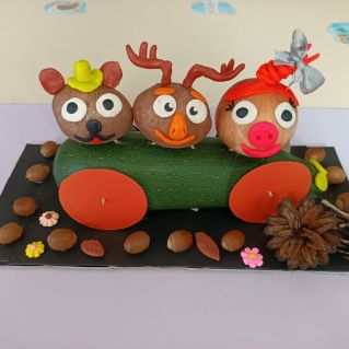 "Смешарики едут в огород"