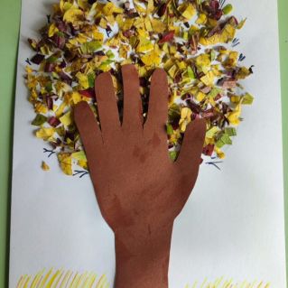 дерево в золоте