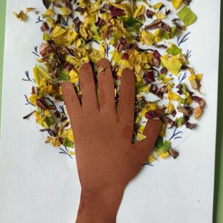 дерево в золоте