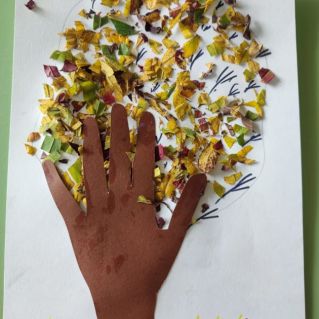 дерево в золоте